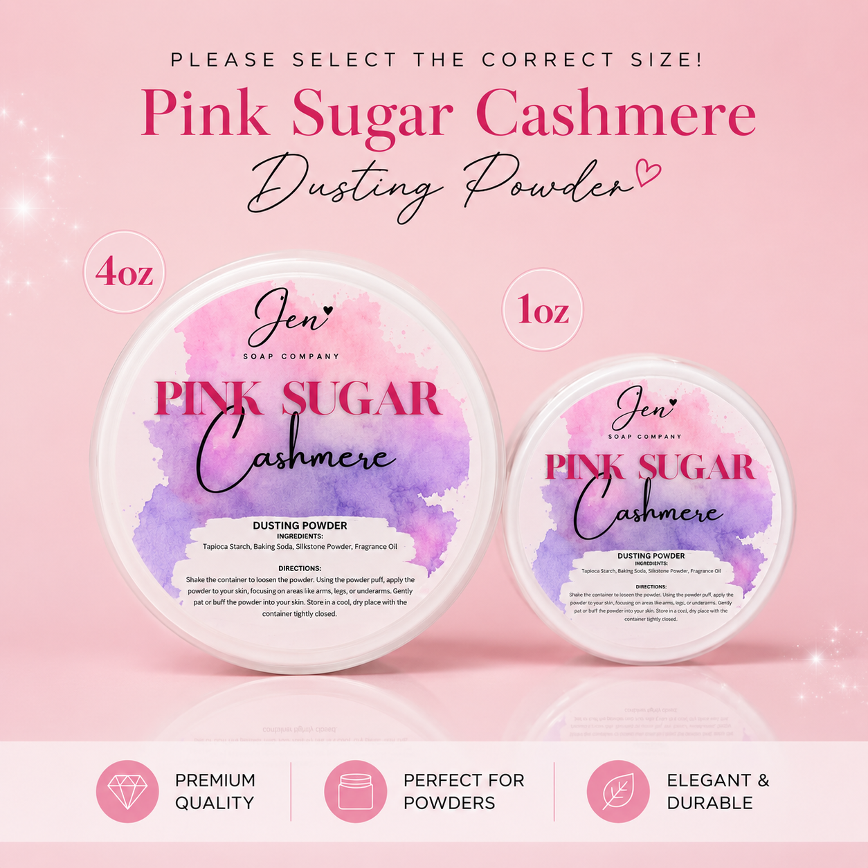 Body Dusting Powder Scented - Gentle - Fine Powder Talc-Free Fragrance
